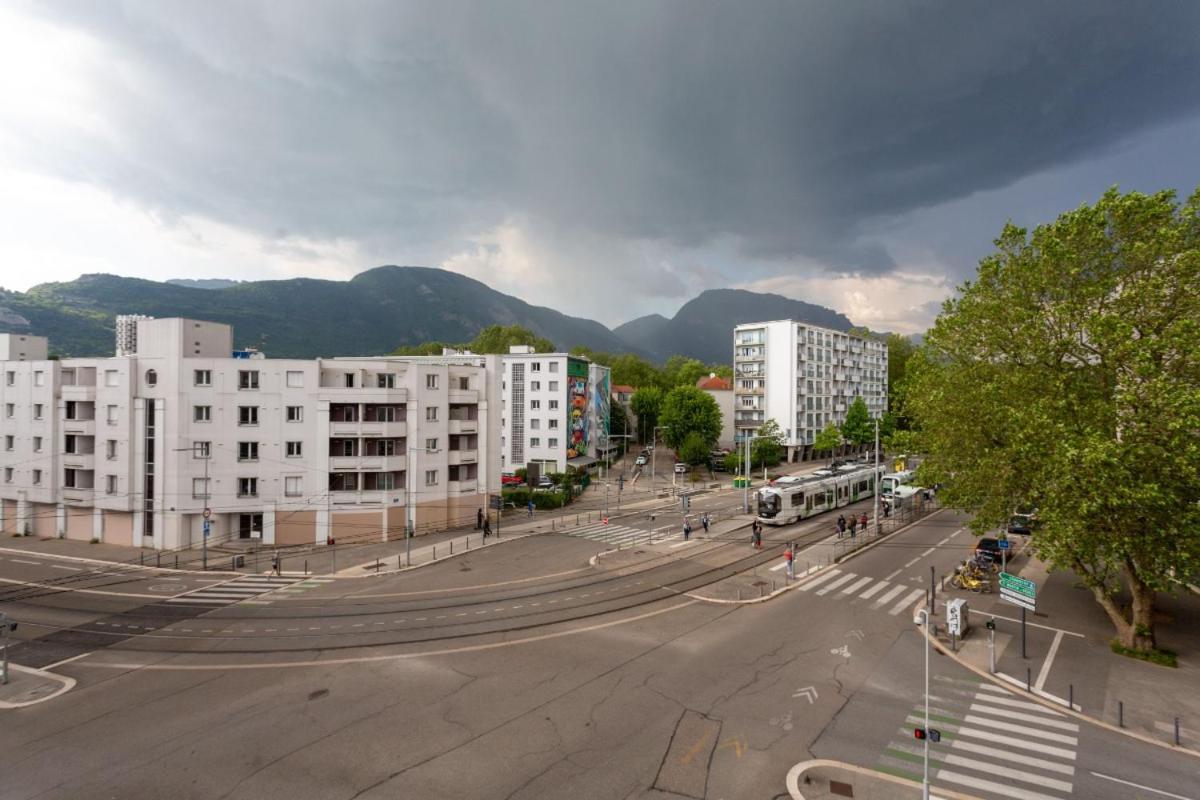 Le Joli Stade, Appartement Avec Magnifique Vue, Grenoble, Rhone Alpes Buitenkant foto