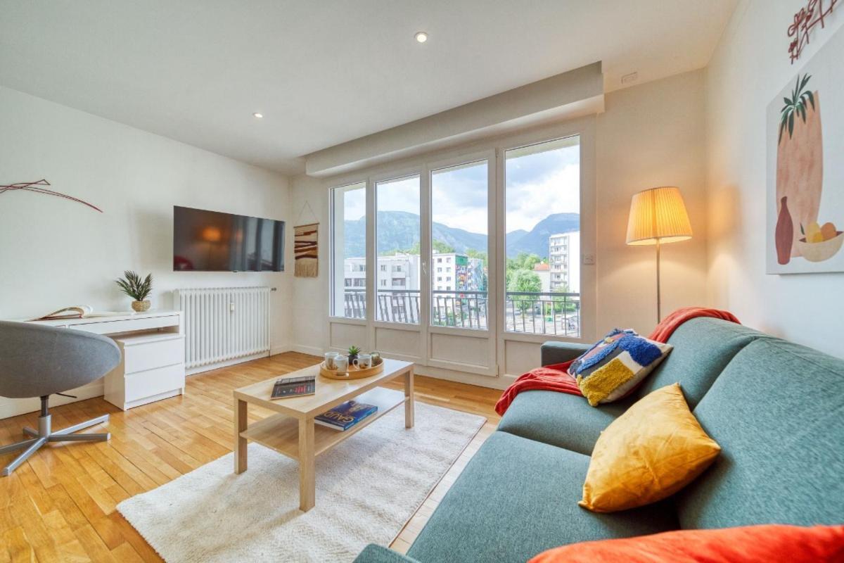 Le Joli Stade, Appartement Avec Magnifique Vue, Grenoble, Rhone Alpes Buitenkant foto